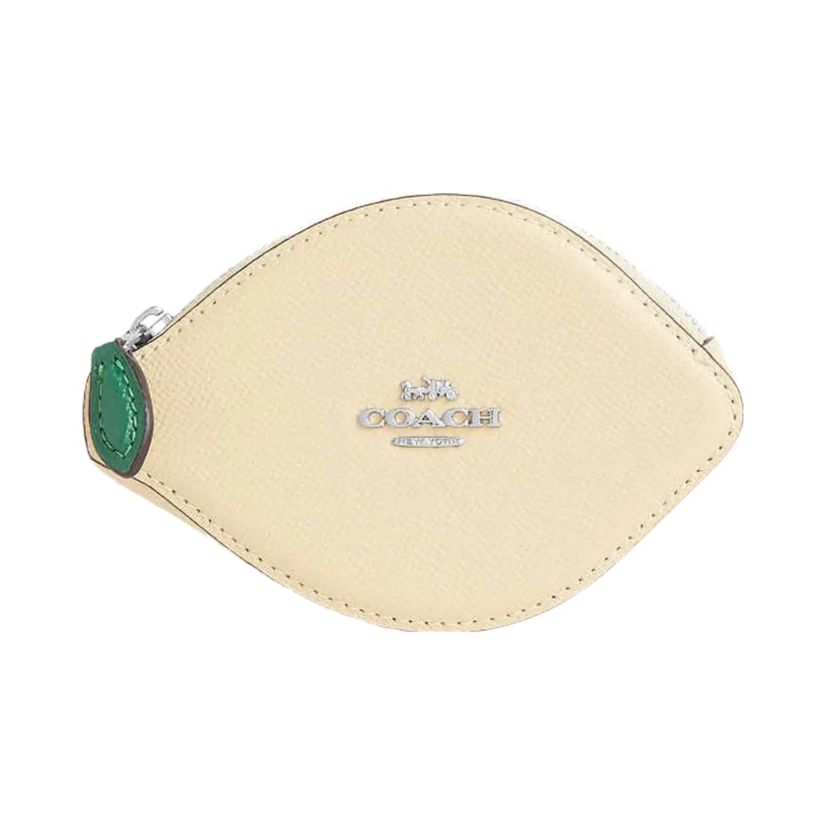 Coach Lemon Coin Case Silver-Moonlight