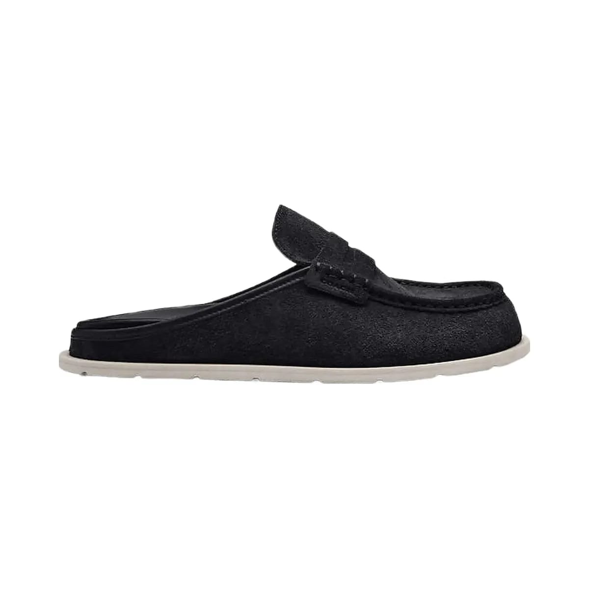 Coach Loafer Mule Suede-Black
