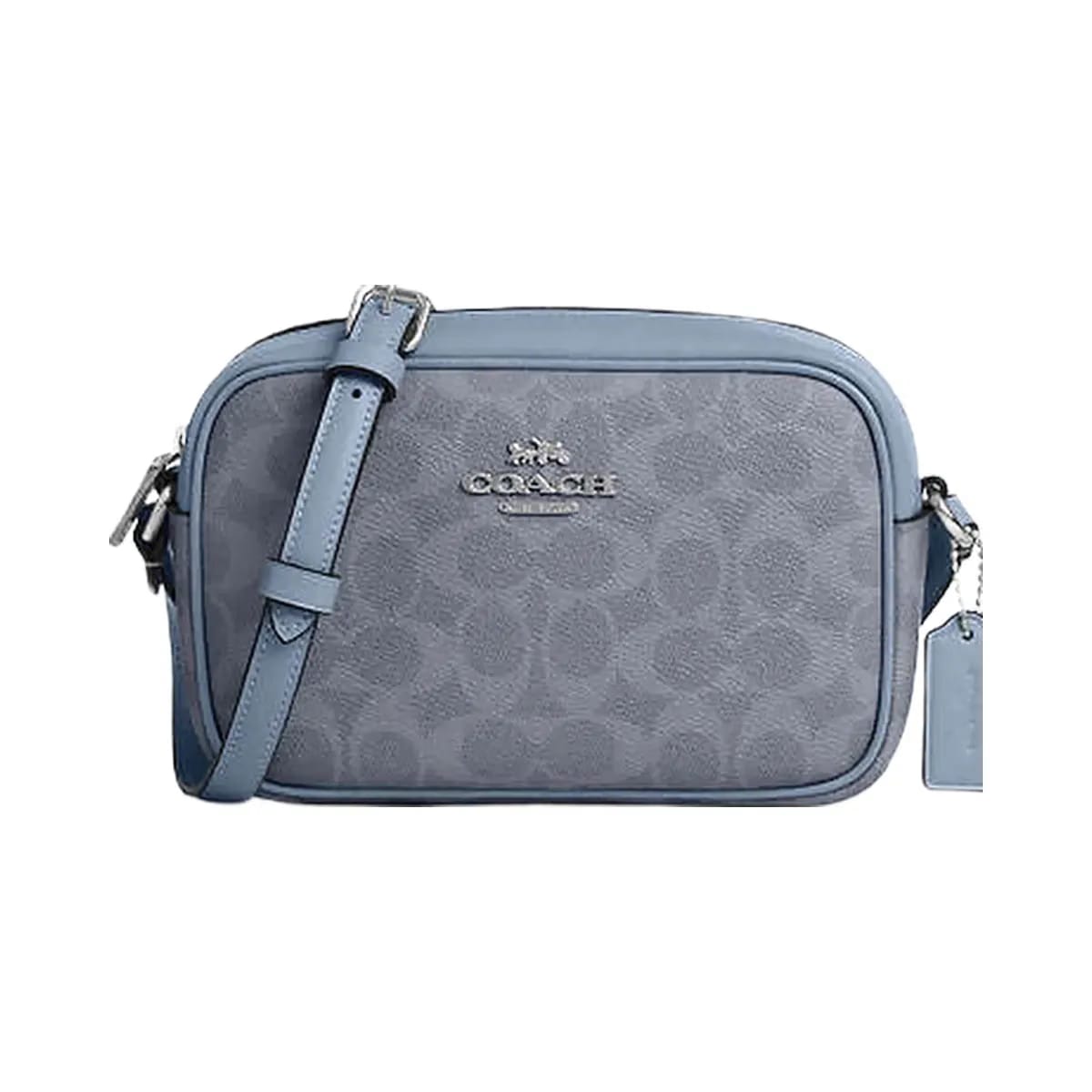 Coach Mini Jamie Camera Bag In Signature Canvas Signature Canvas-Silver-Chambray