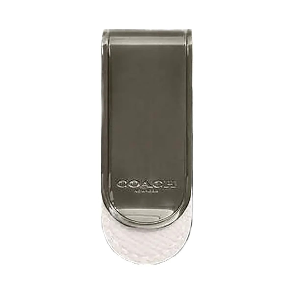 Coach Money Clip Gunmetal-Chalk