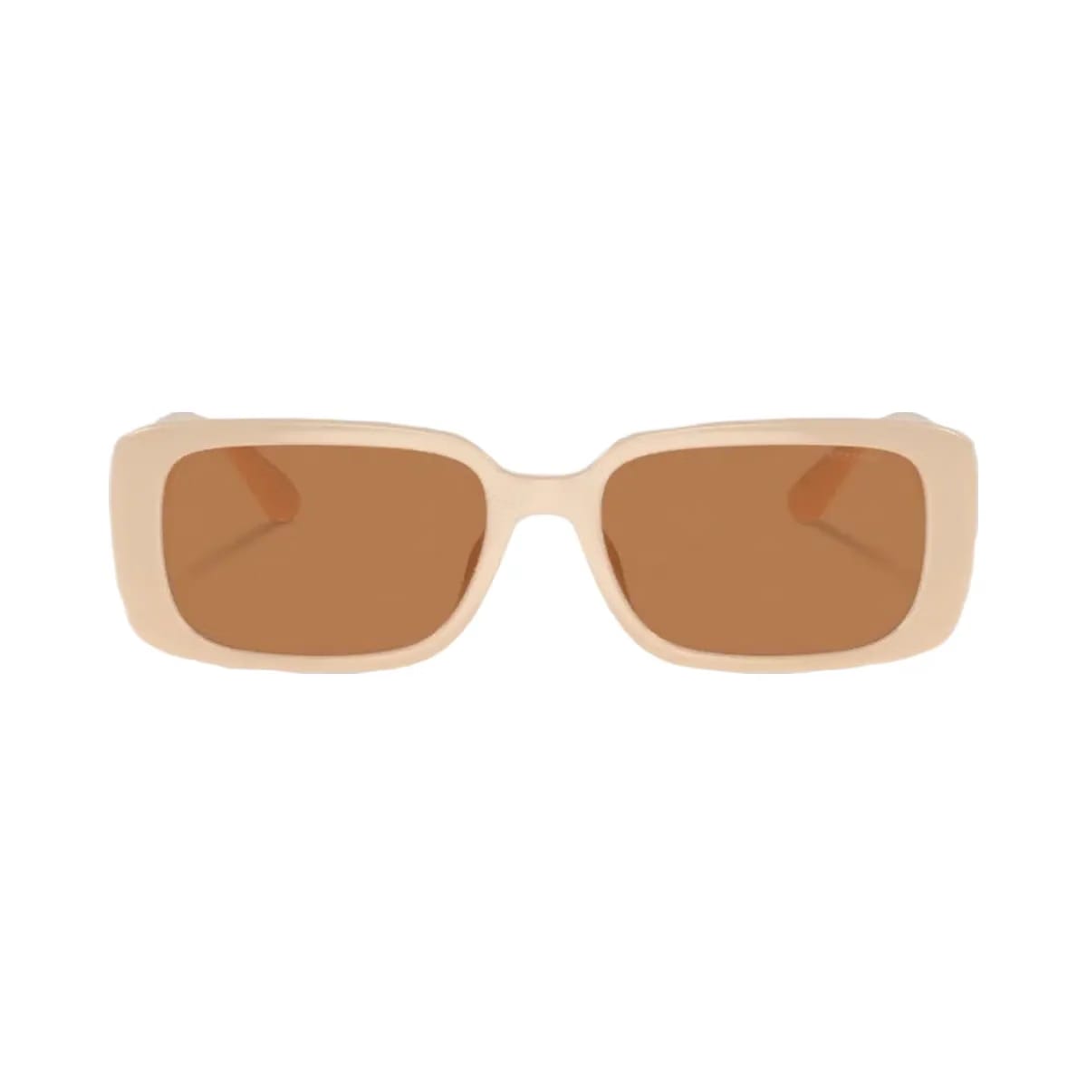Coach Narrow Rectangle Sunglasses Off White