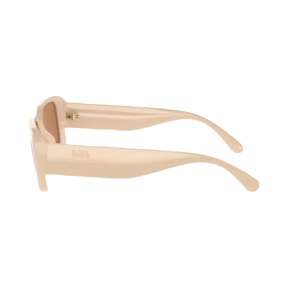Coach Narrow Rectangle Sunglasses Off White