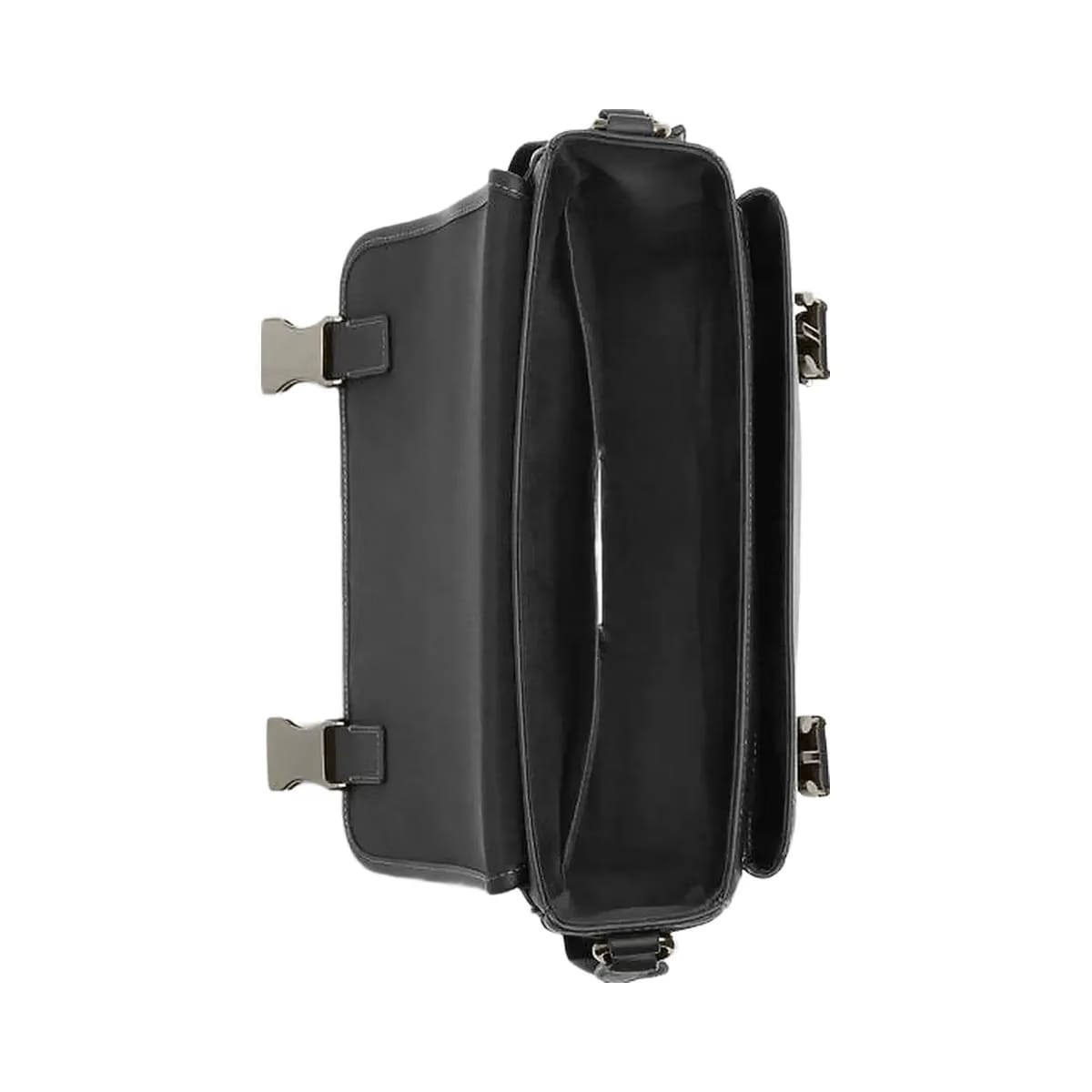 Coach Racer Messenger Bag Smooth Leather-Gunmetal-Black