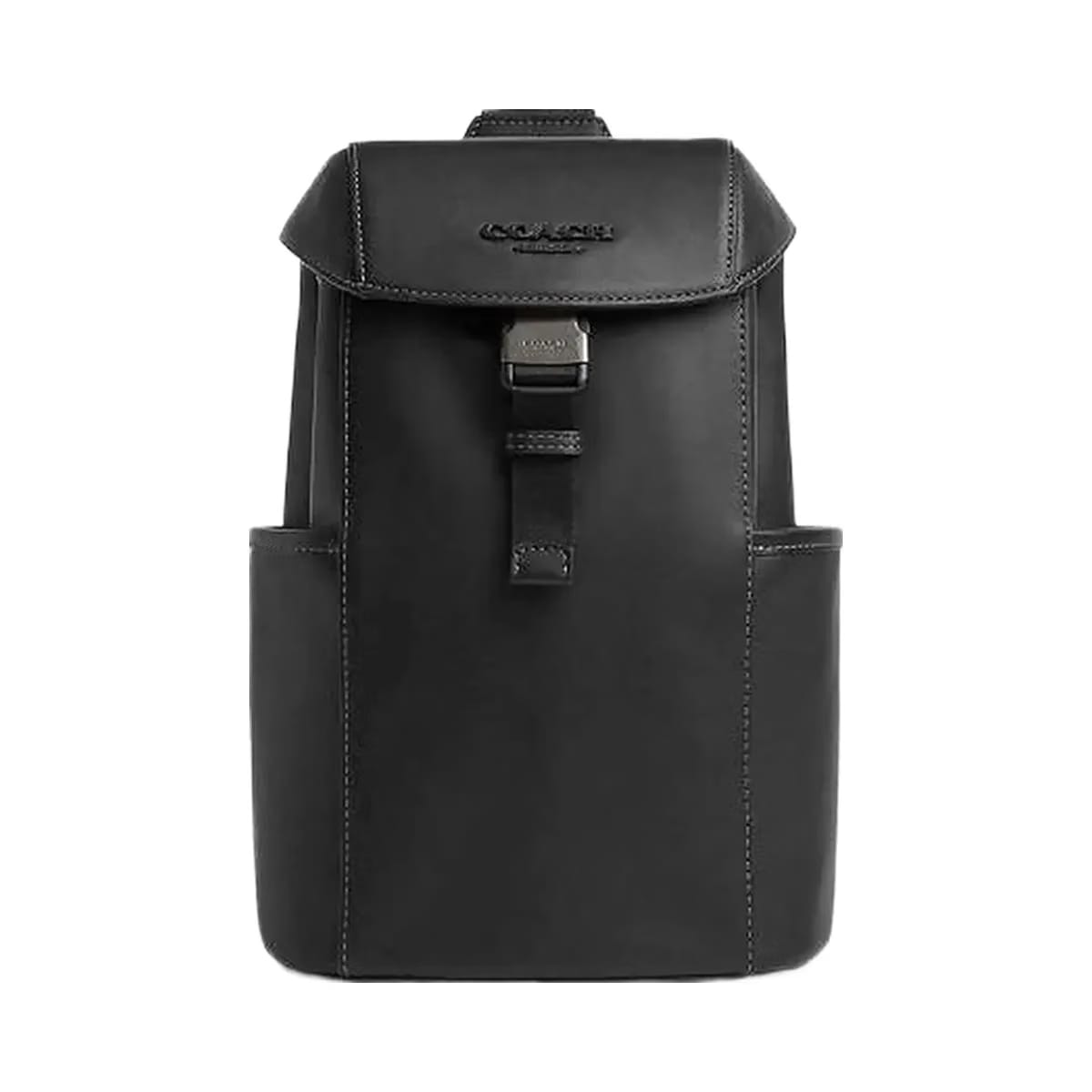 Coach Racer Pack Smooth Leather-Gunmetal-Black