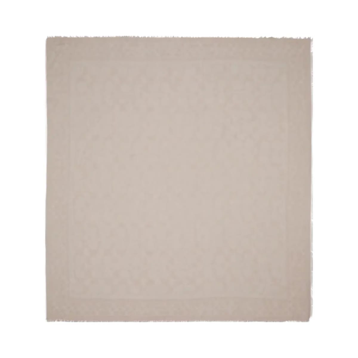 Coach Signature Oversized Square Scarf Oatmeal