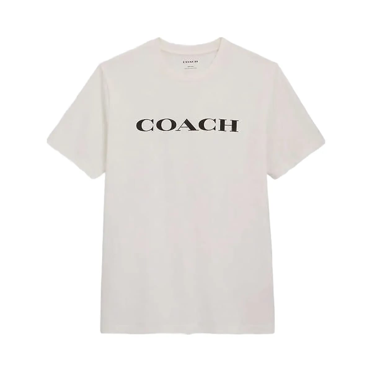 Coach Signature T-Shirt In Organic Cotton White