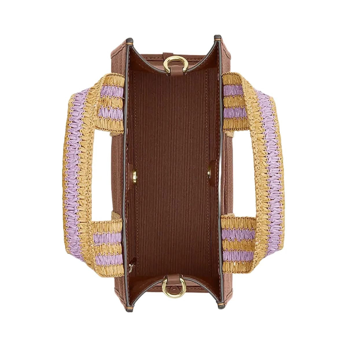 Coach Smith Tote Bag 24 Gold-Redwood Multi