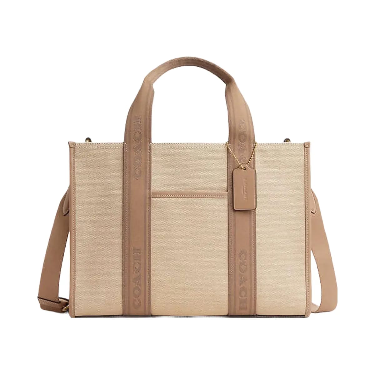 Coach Smith Tote Bag Canvas-Im-Dark Natural Multi