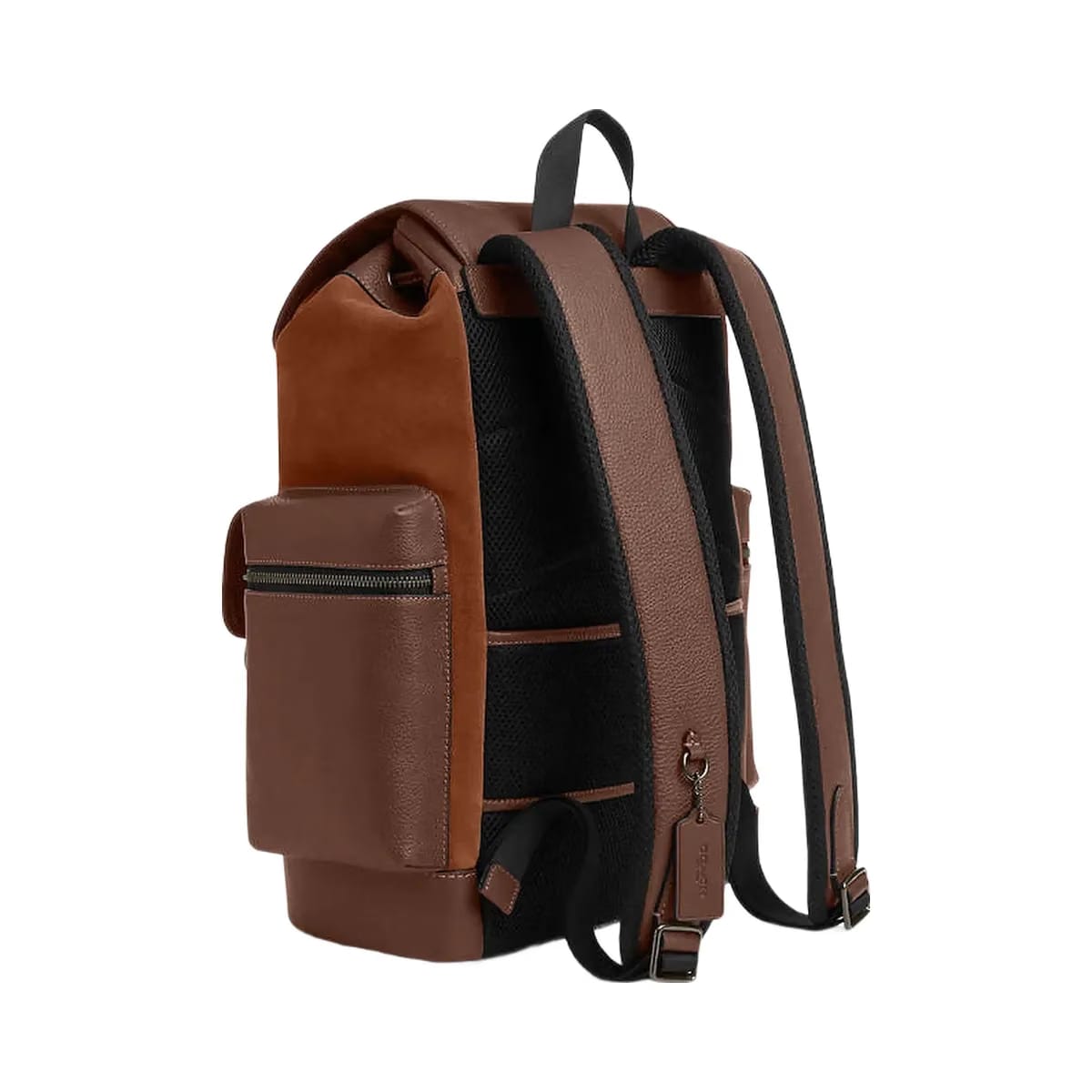 Coach Sprint Backpack Suede-Qb-Cognac-Sienna