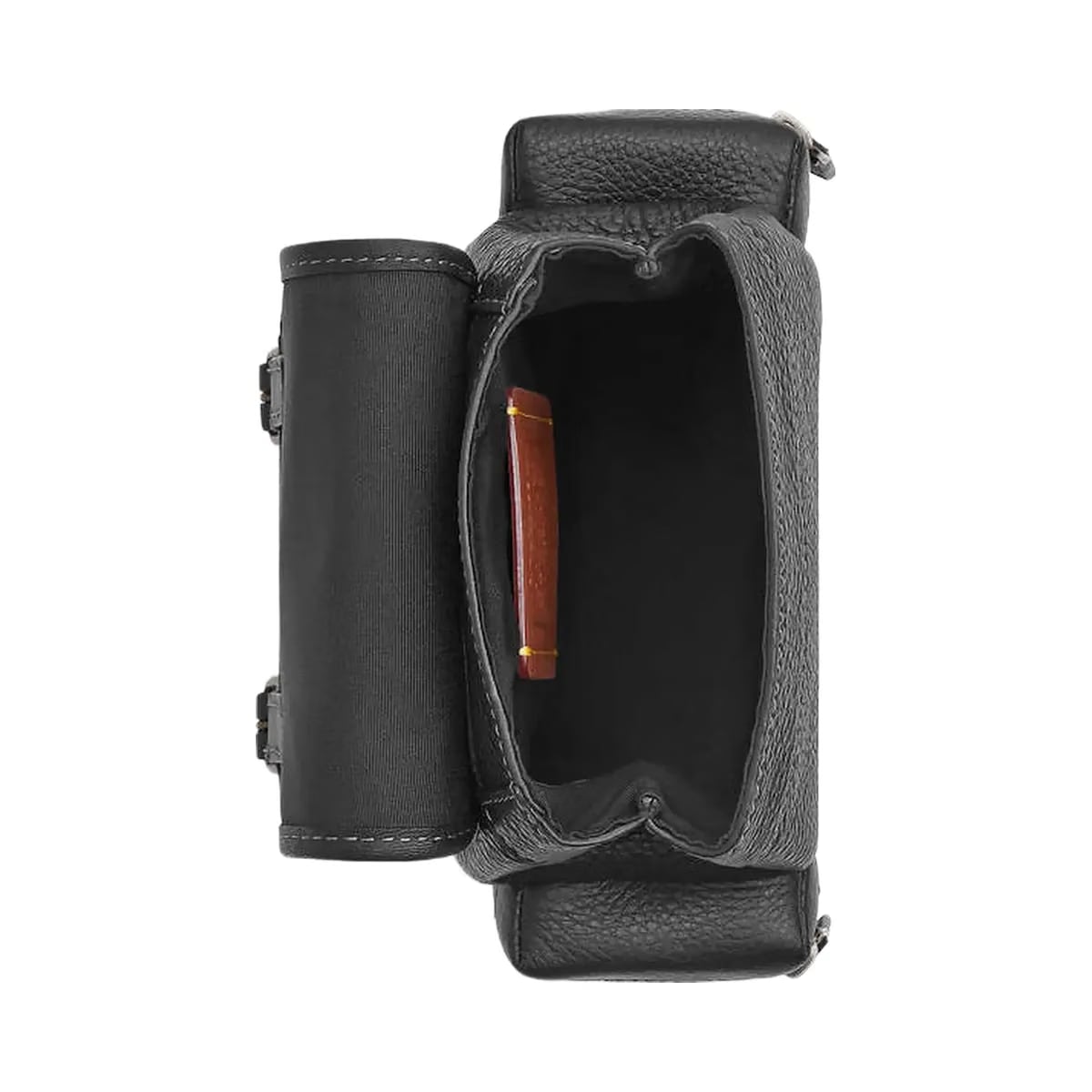 Coach Sprint Sling Pack Pebbled Leather-Black Copper-Black