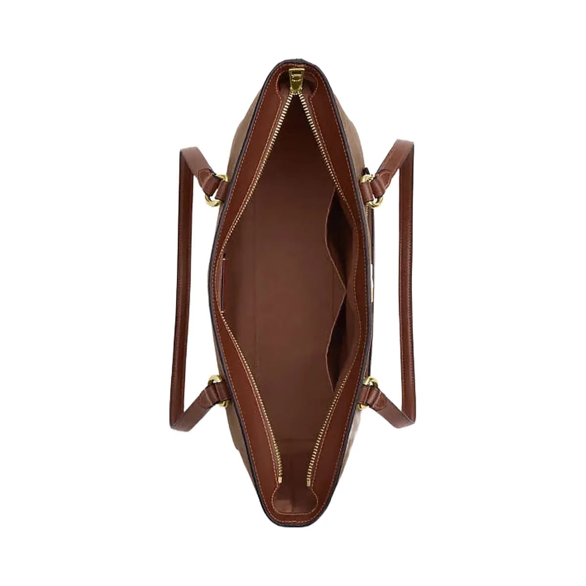 Coach Station Tote Bag In Signature Canvas Signature Canvas-Gold-Tan-Brown