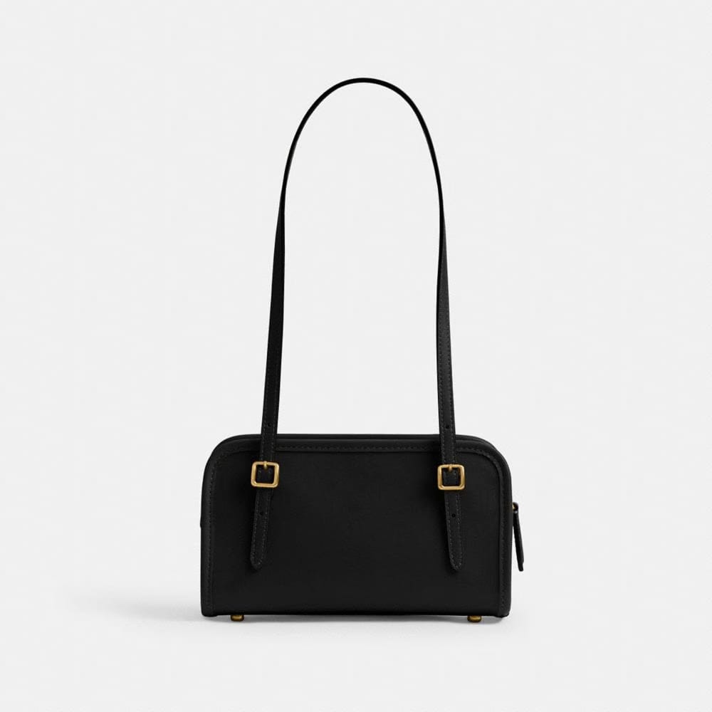 Coach Swing Zip Bag 20 Brass-Black