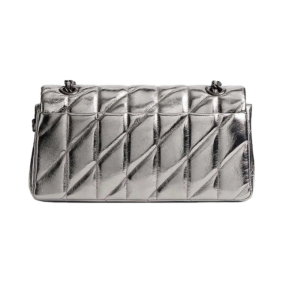 Coach Tabby Shoulder Bag 26 With Quilting Pewter-Anthracite