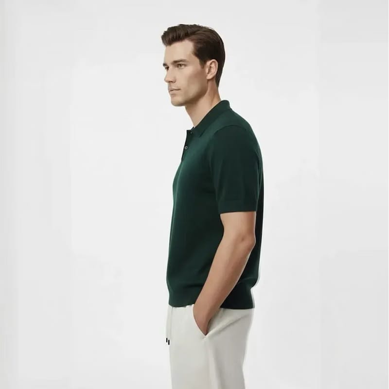 Legacy Classic Zip Polo - Forest