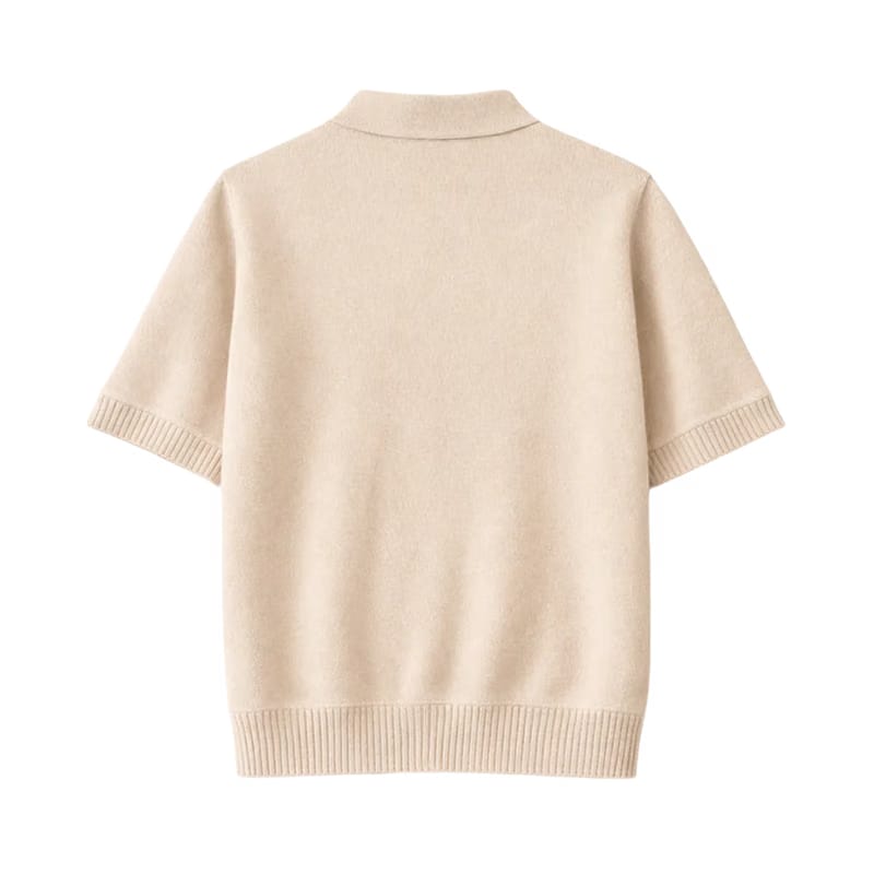 Legacy Classic Zip Polo - Oat