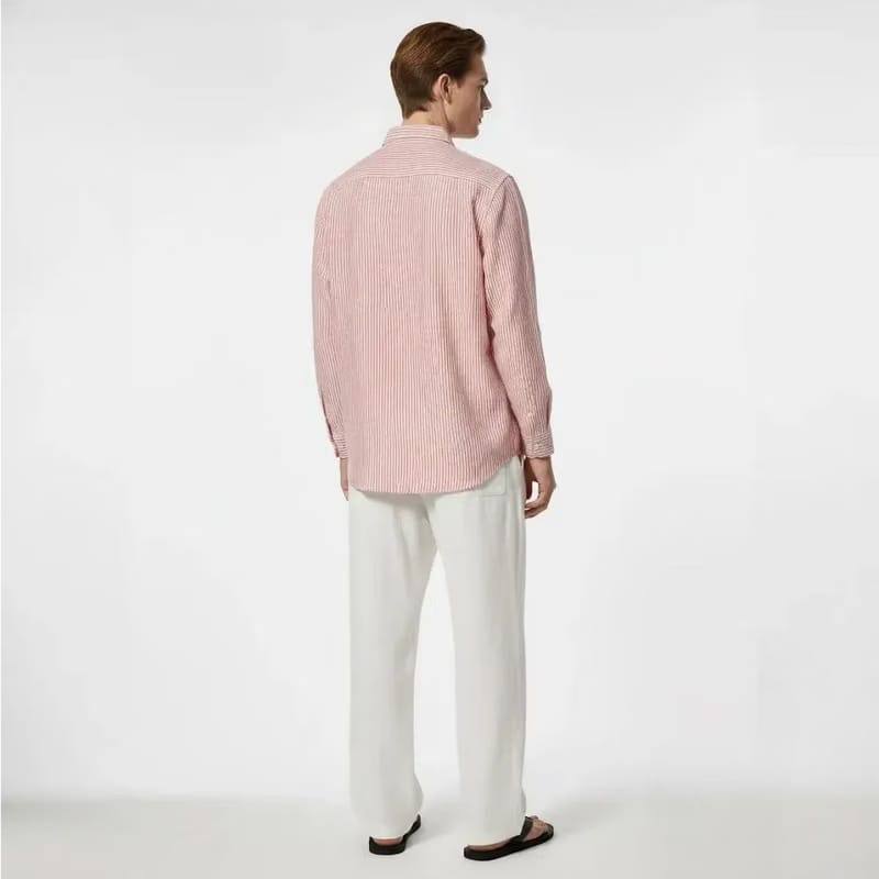 Classic Oxford Stripe Shirt – Rose
