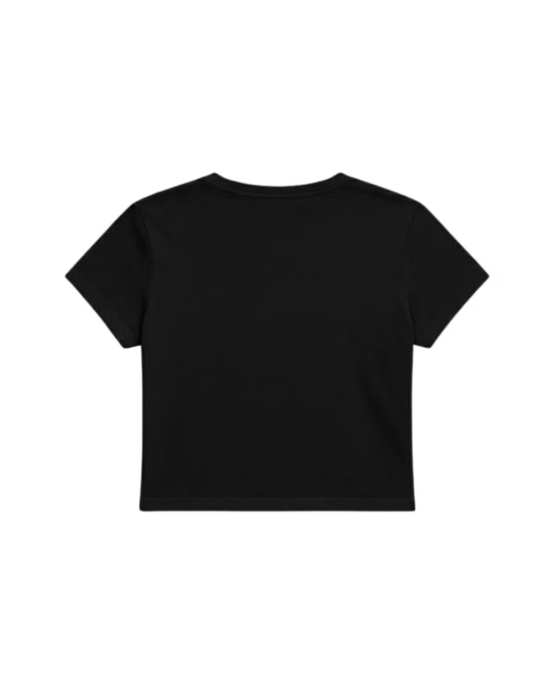 SOMEBODY TO LOVE BABY TEE - BLACK
