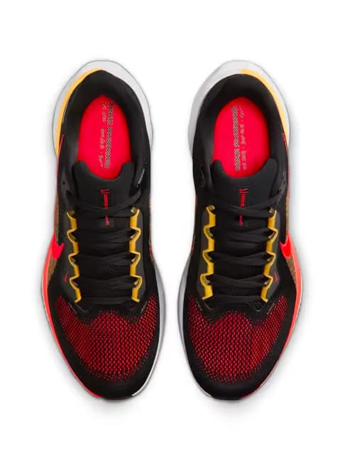 Nike Men's Air Zoom Pegasus 41 Black & Bright Crimson Running Shoes