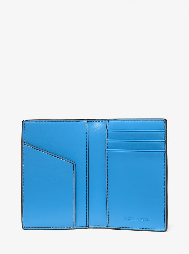 Michael Kors Mens Hudson Signature Logo Folio Card Case