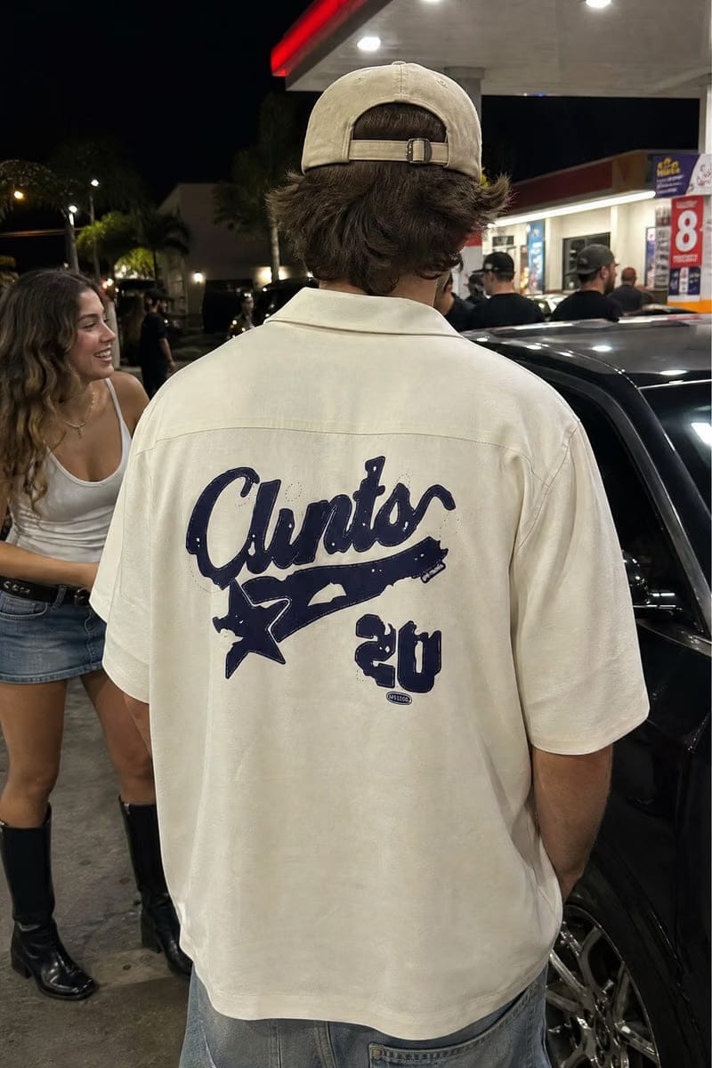 City Off Domes Apex Street White Bowling Shirt