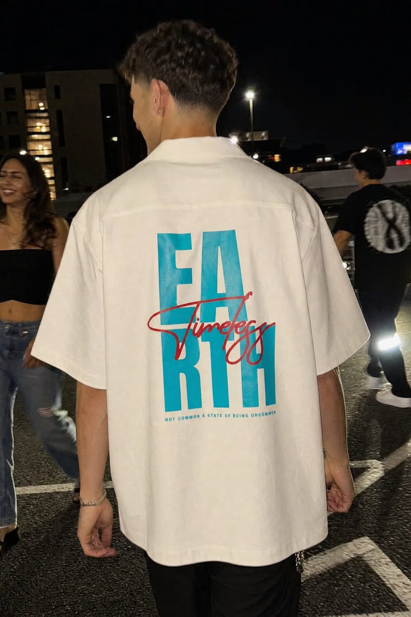 City Off Domes Elevate Daily White Bowling Shirt