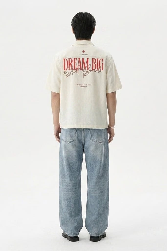 City Off Domes Ink Reverie White Bowling Shirt