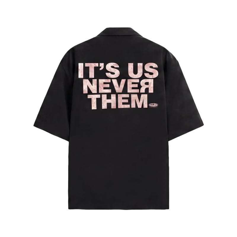 City Off Domes Keep Inspiring Black Bowling Shirt