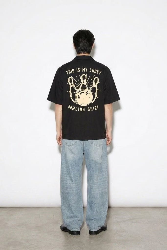 City Off Domes Limitless Minds Black Bowling Shirt