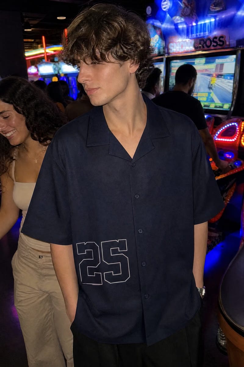 City Off Domes Midnight Game Blue Bowling Shirt