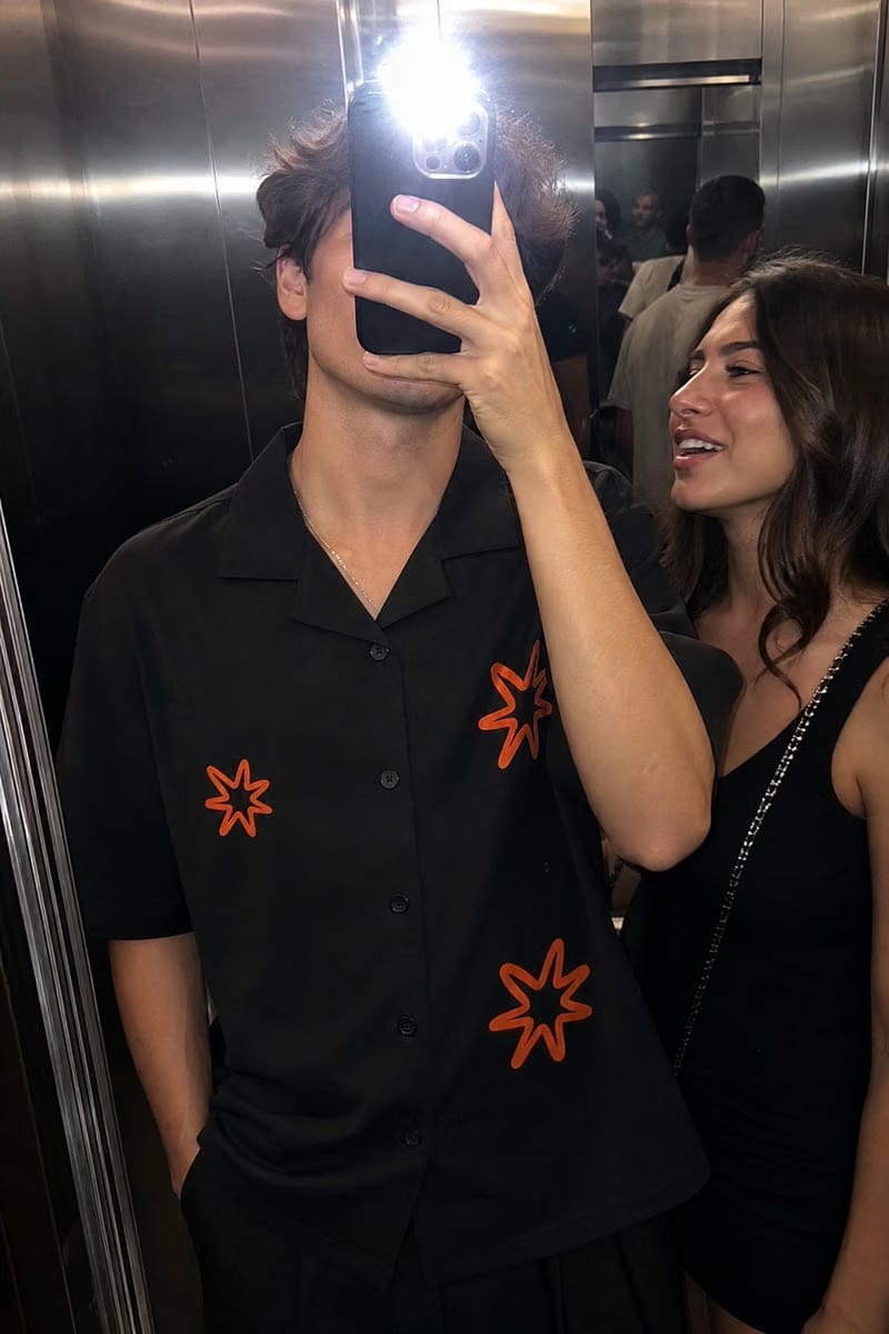 City Off Domes Next Wave Black Bowling Shirt