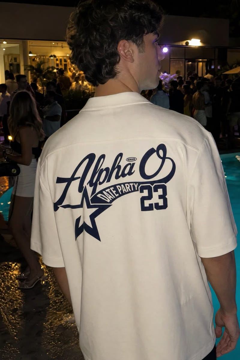 City Off Domes Rise Within White Bowling Shirt