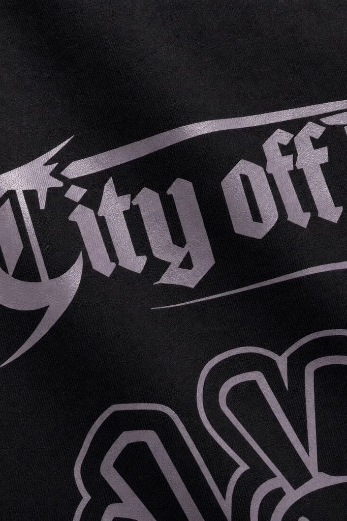 City Off Domes Subtle State Black Bowling Shirt