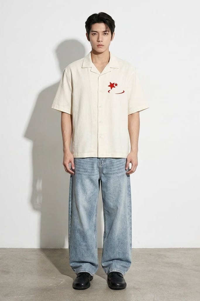 City Off Domes Vault Series White Bowling Shirt