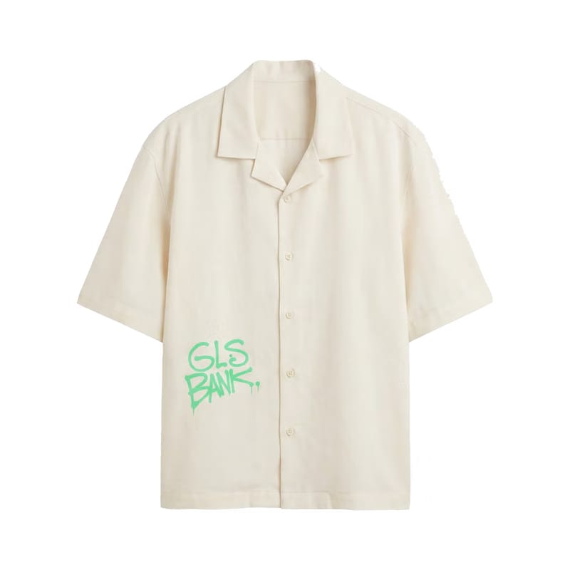City Off Domes Vision Wear White Bowling Shirt