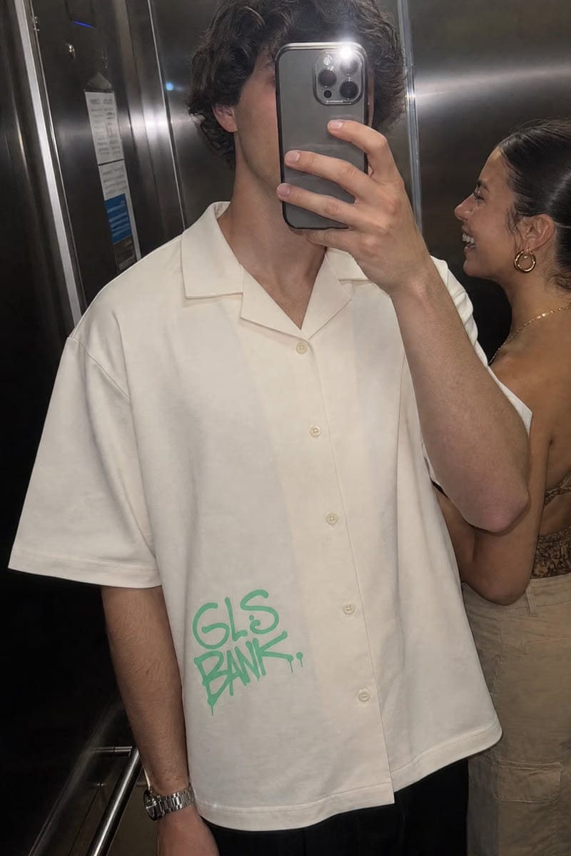City Off Domes Vision Wear White Bowling Shirt