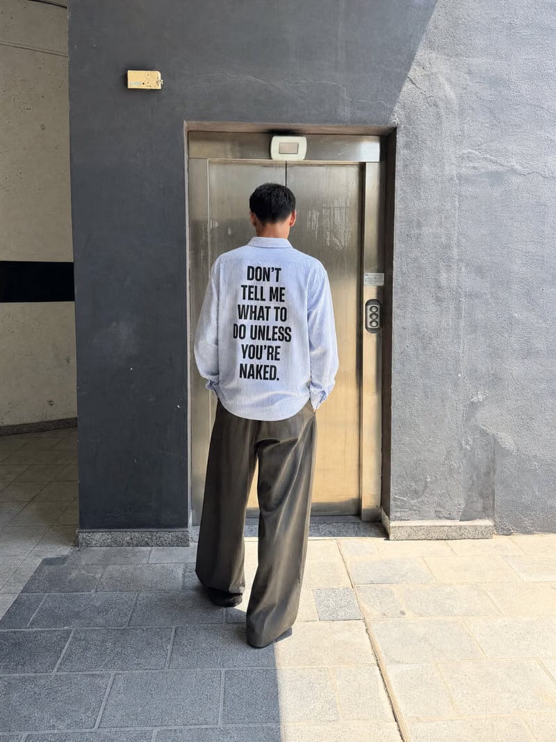 Forfksake Nude Authority Shirt