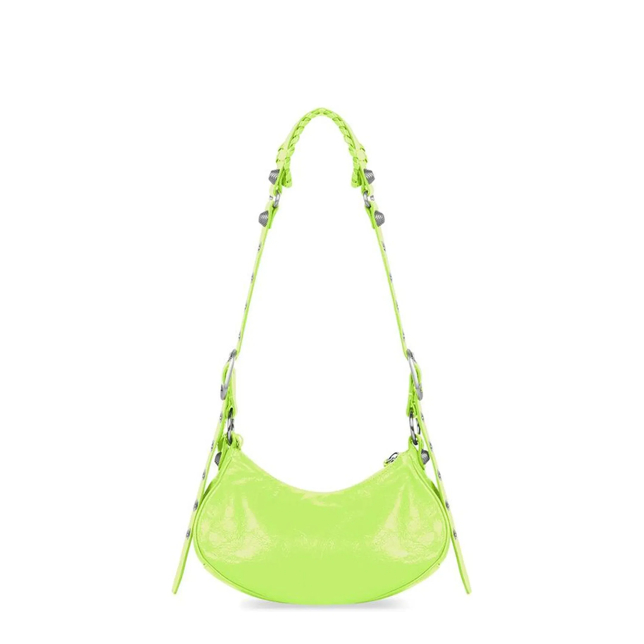 Le Cagole Xs Shoulder Bag in Neon Yellow