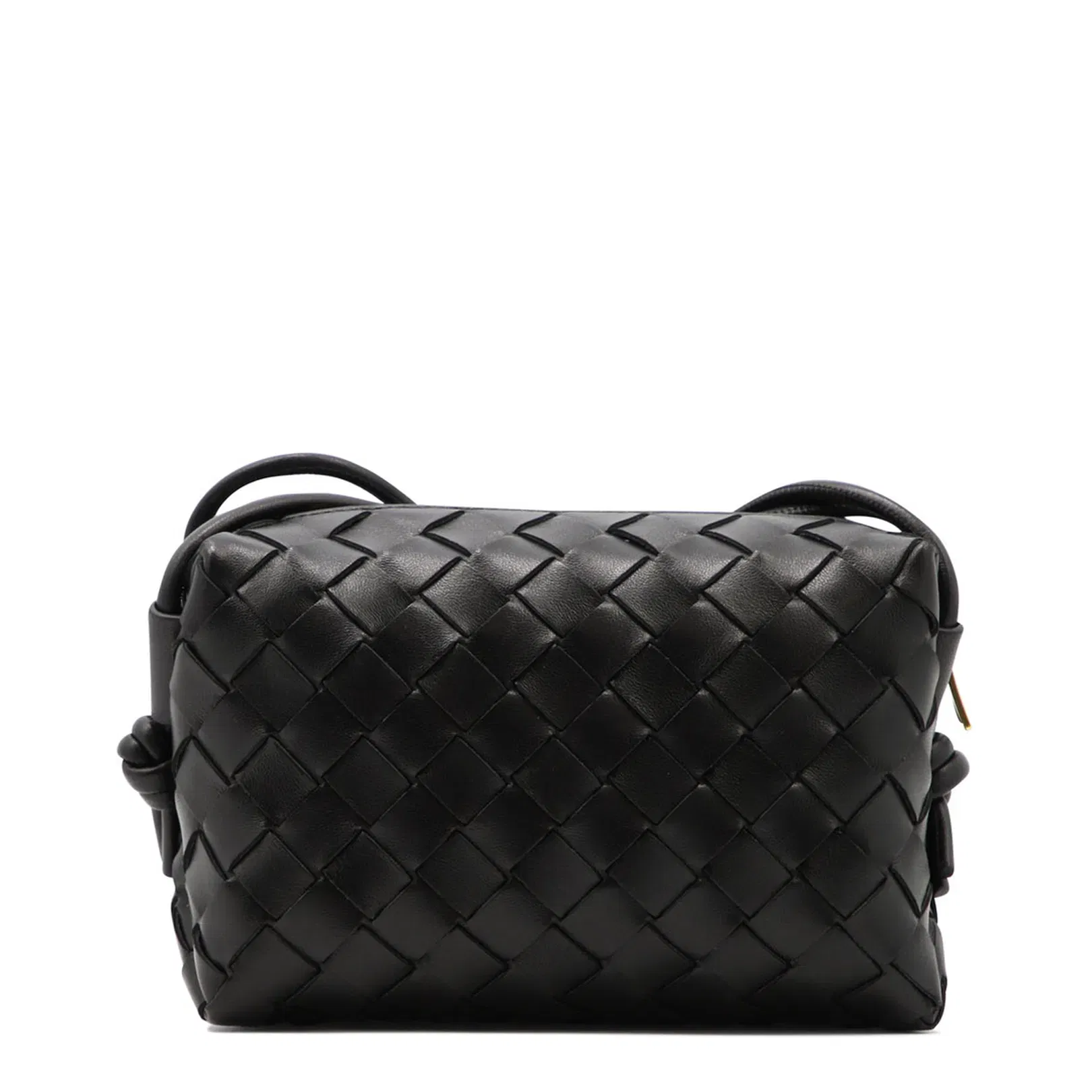Loop Mini Leather Camera Bags - Black