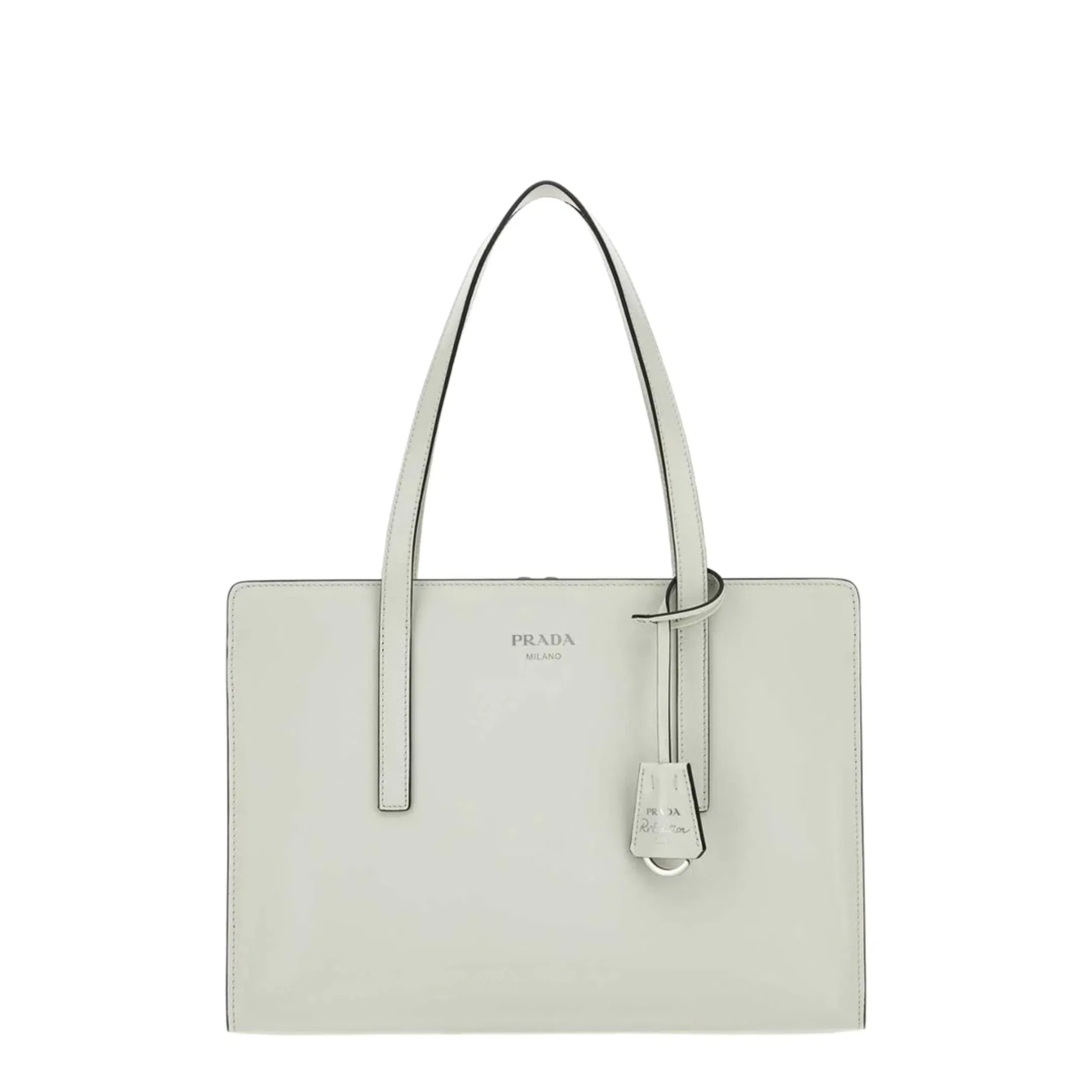Logo Printed Zipped Tote Bag