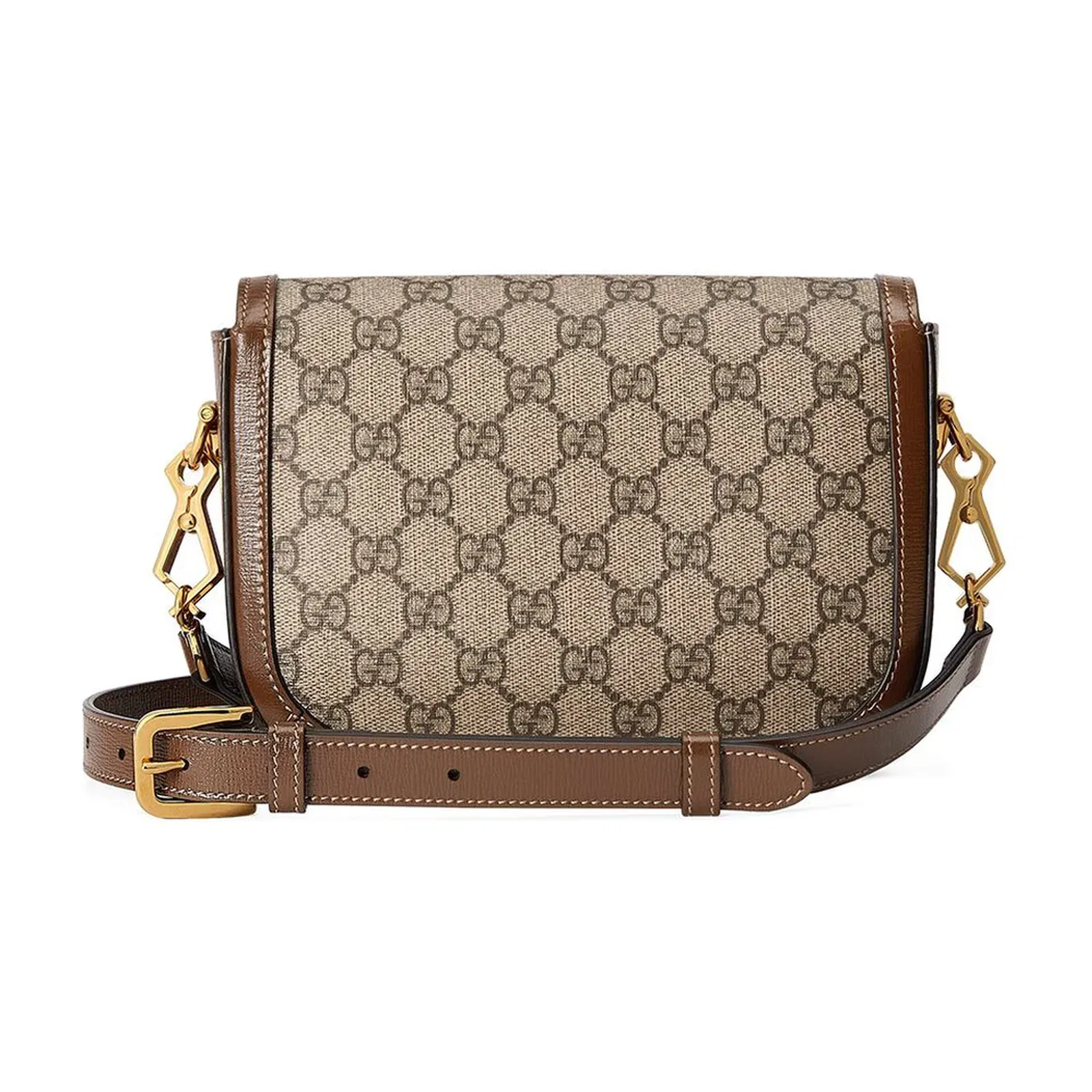 Horsebit 1955 Small Leather Shoulder Bag - Brown