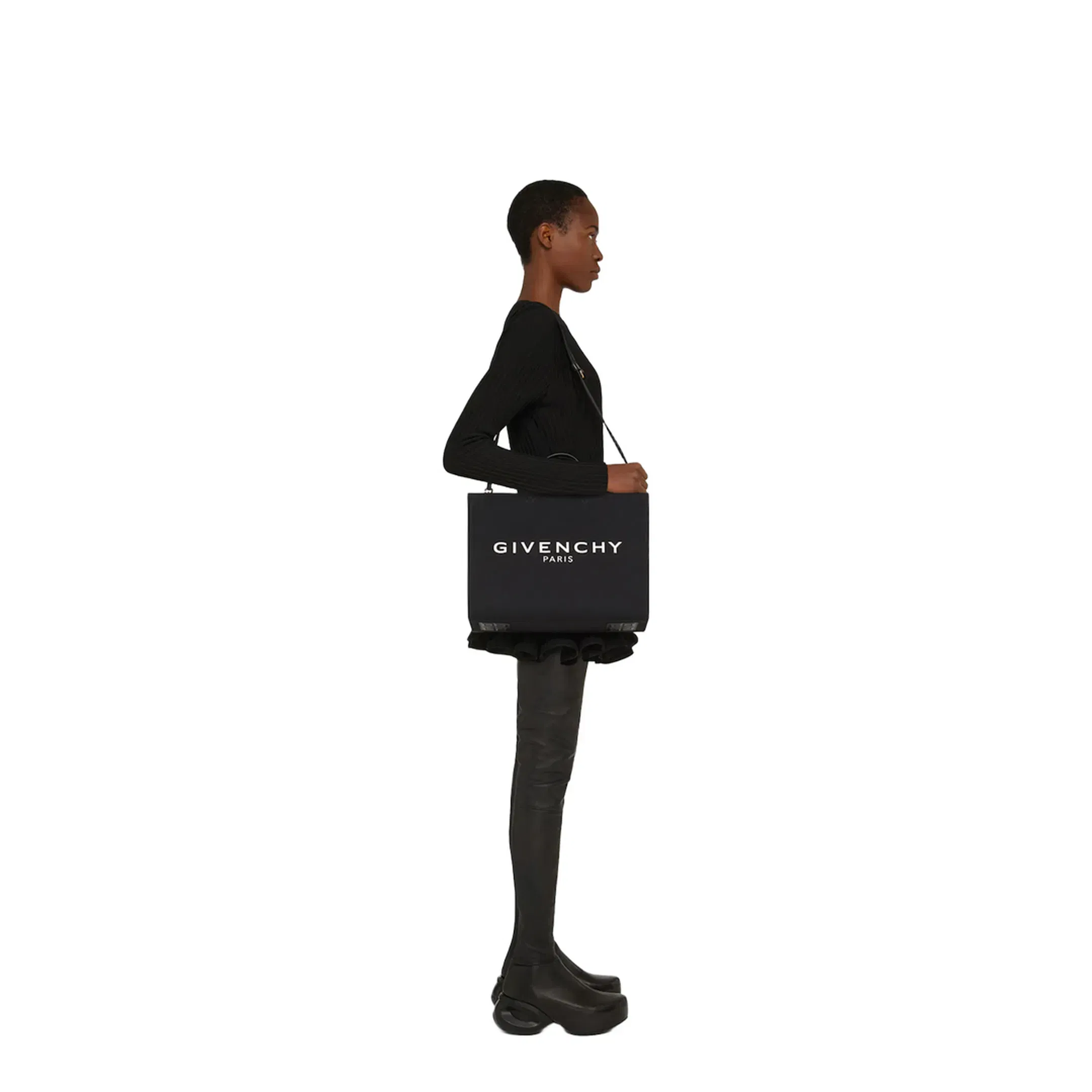 G-Tote Medium Shopping Bag In Canvas