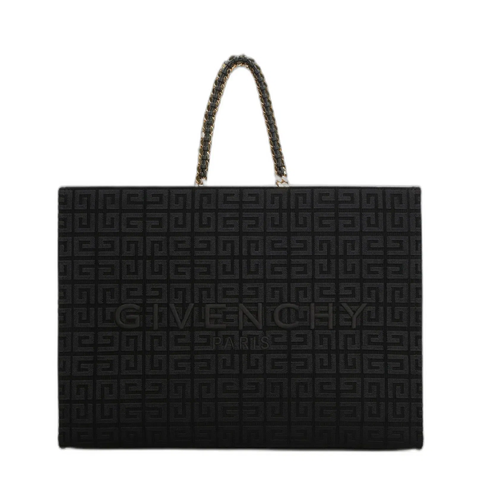 G-Tote Medium Shopping Bag In 4G Embroidery With Chain