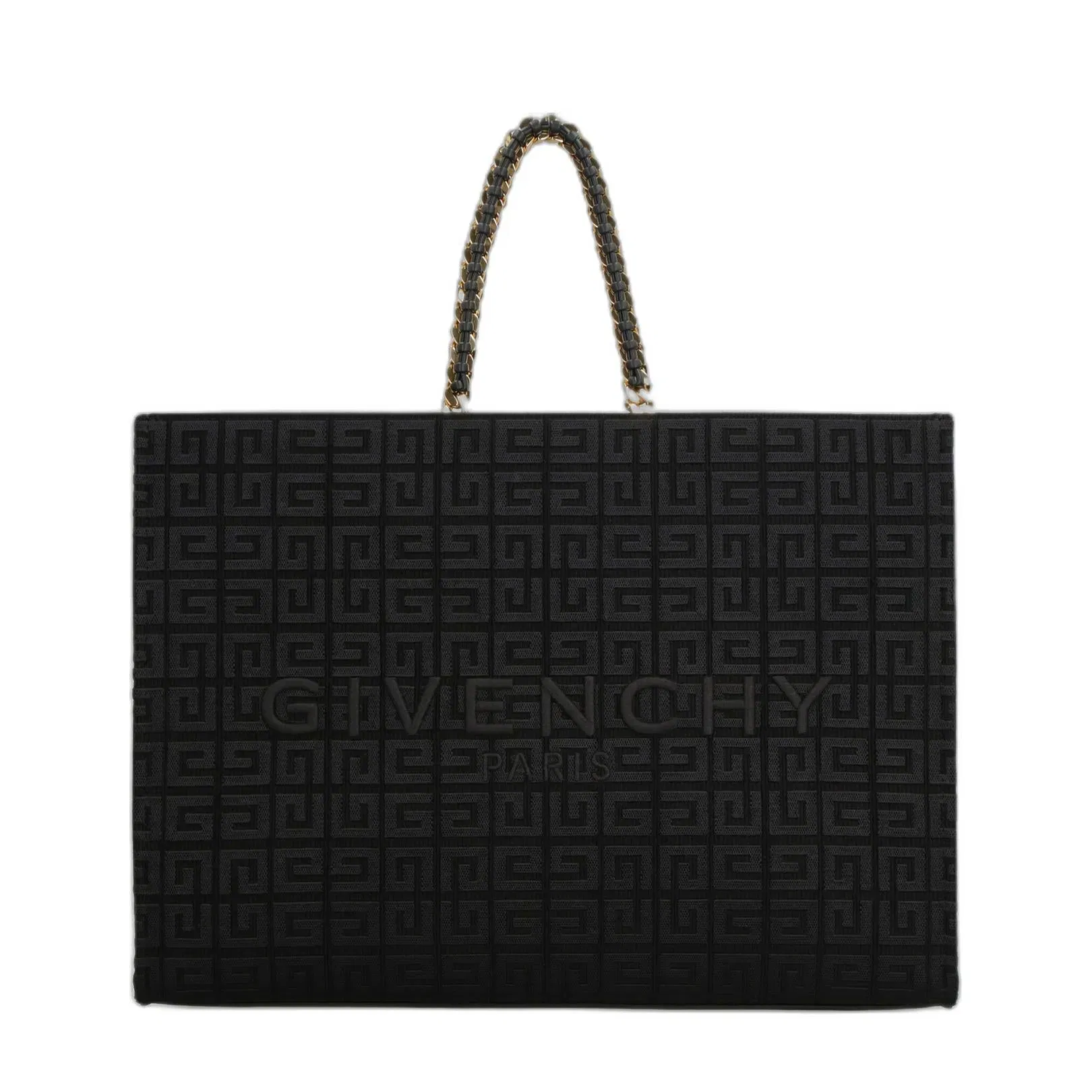 G-Tote Medium Shopping Bag In 4G Embroidery With Chain