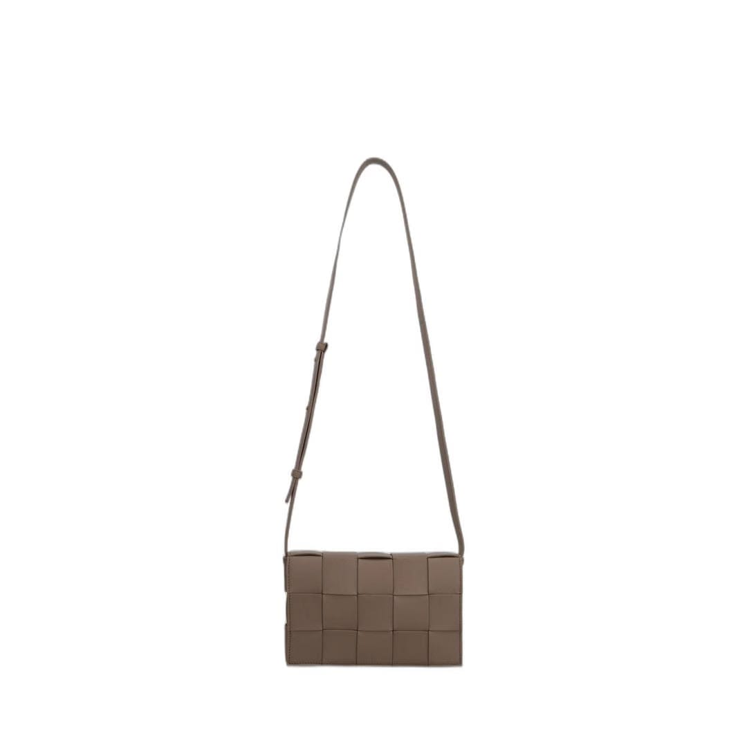 Cassette Crossbody Bag In Taupe Taupe Grey