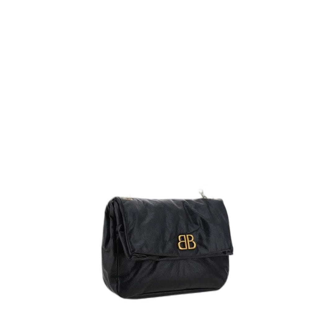 Monaco Medium Chain Bag In Black