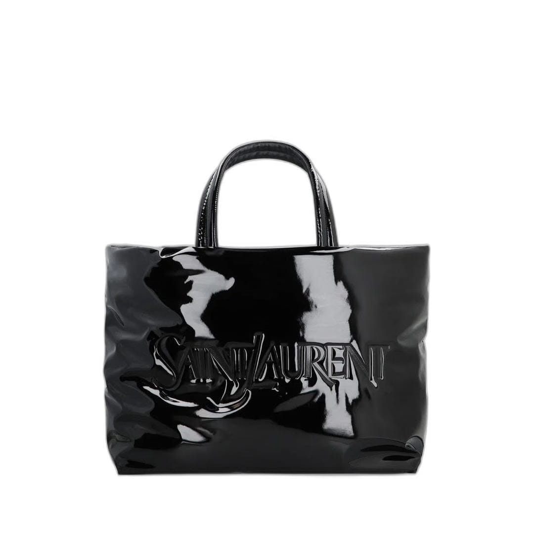 Maxi Tote In Patent Canvas