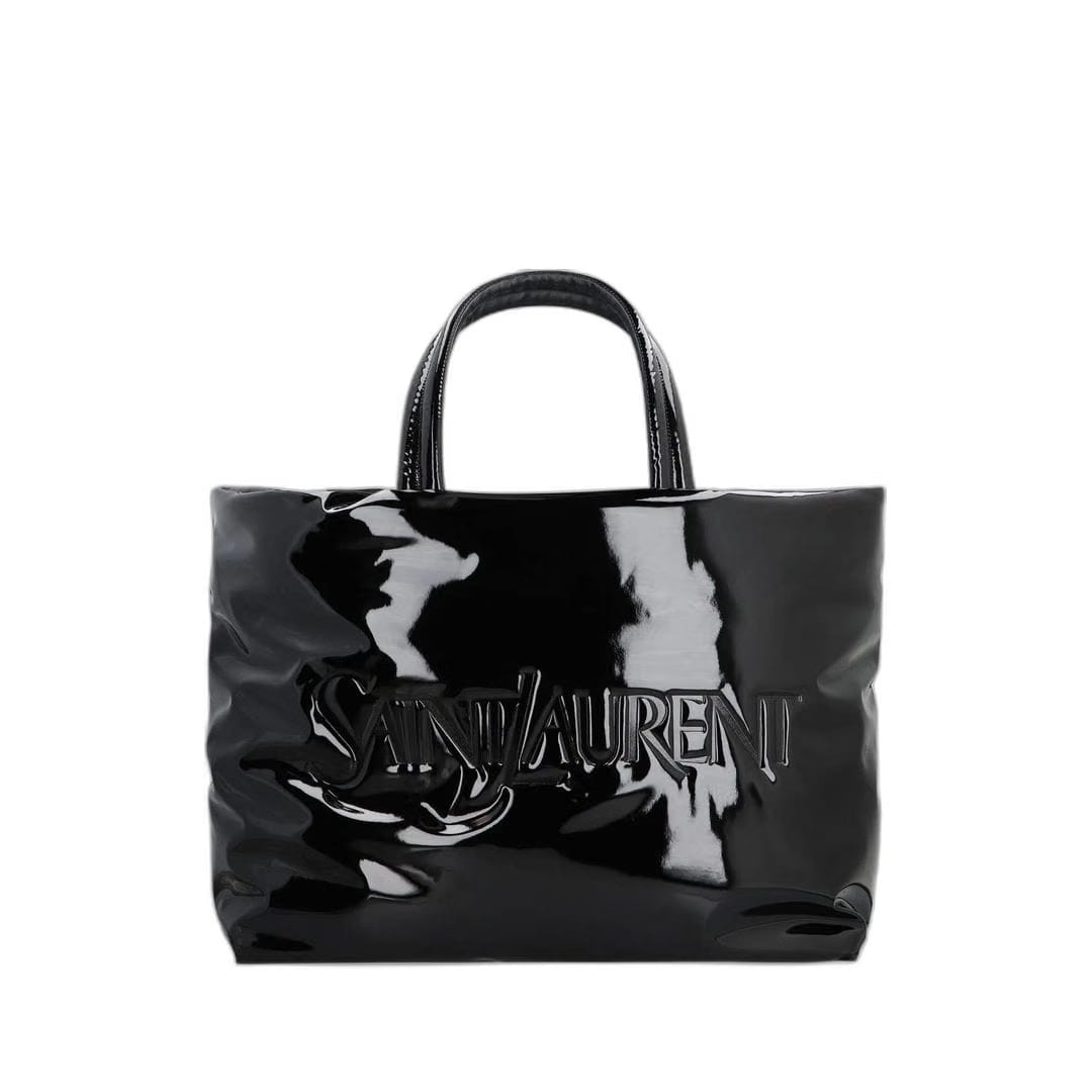 Maxi Tote In Patent Canvas