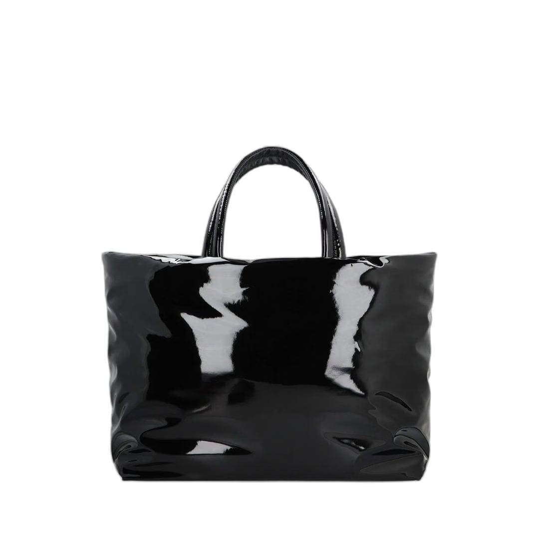 Maxi Tote In Patent Canvas