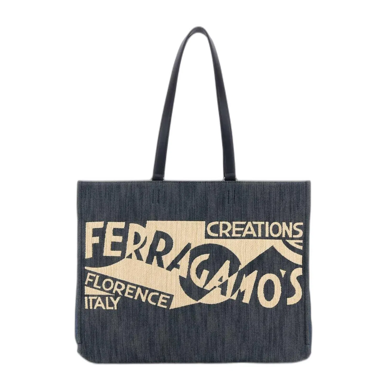 Logo Detailed Large Tote Bag