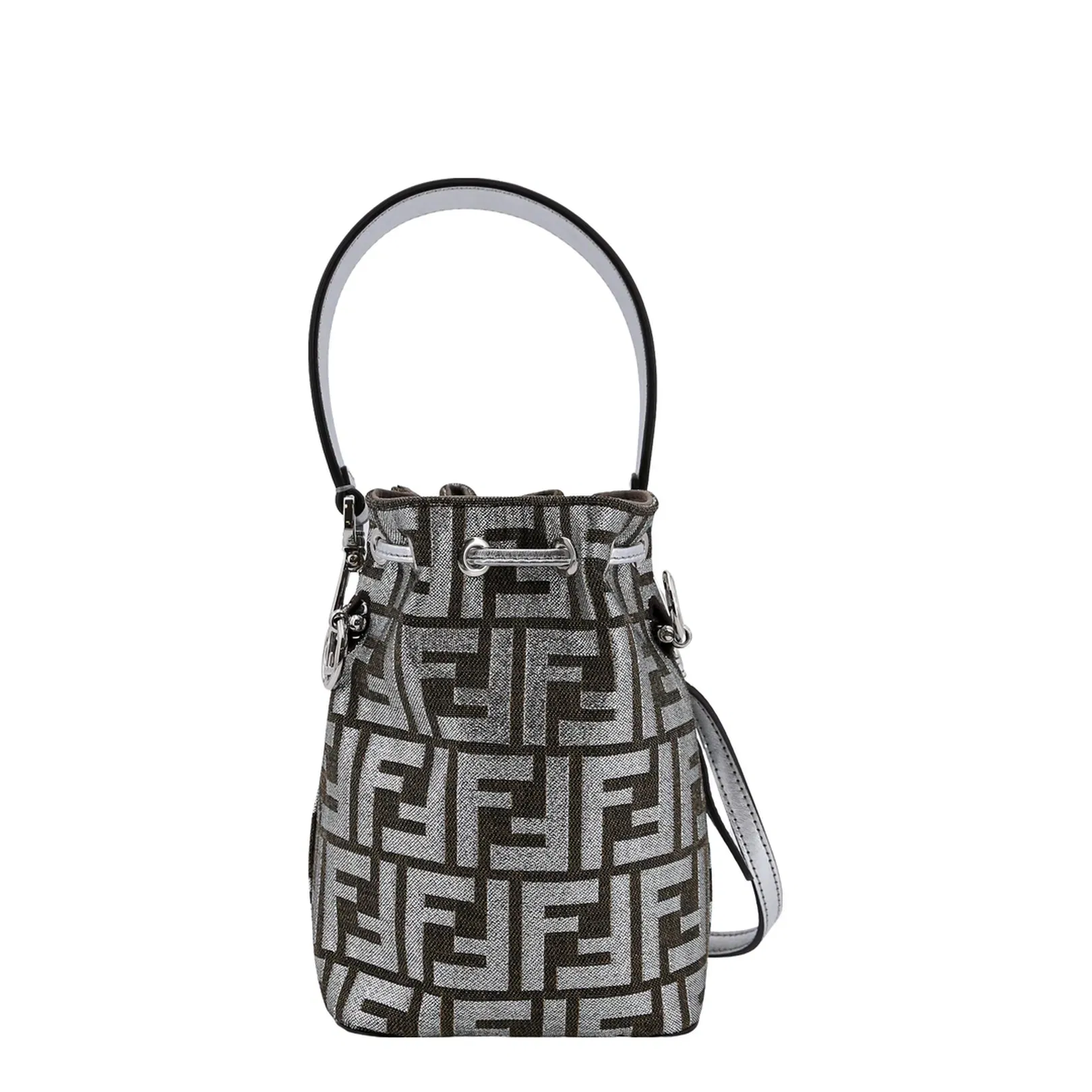 Mon Tresor Black FF Fabric Mini Bag
